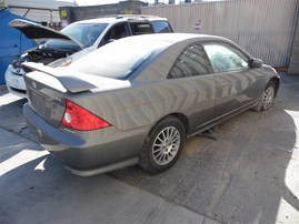2005 HONDA CIVIC 2DOOR COUPE EX GRAY 1.7 AT A19091